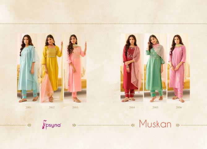 Muskan 2 By Psyna Viscose Designer Kurti With Bottom Dupatta Wholesale Market Surat
